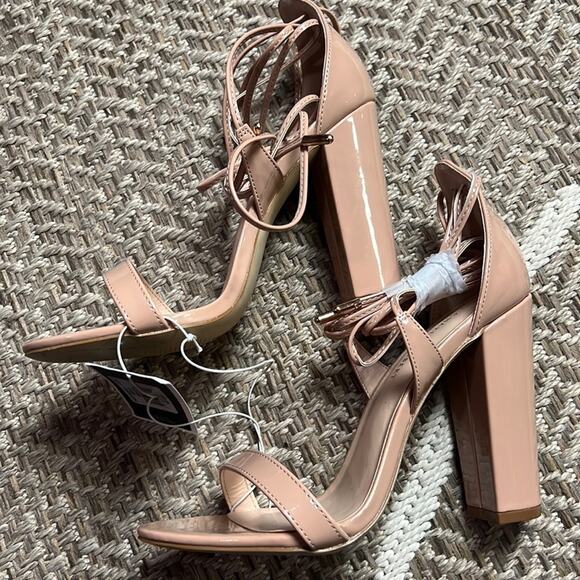 Charles Albert lace up heel Sz 8 - Picture 5 of 6